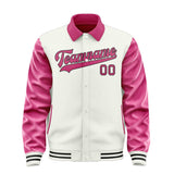 Custom White Pink Jacket
