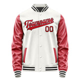 Custom White Red Jacket JA1818141817B31714