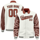 Custom White Coral Red Jacket