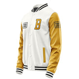 Custom White Yellow Jacket JA181819181717191917