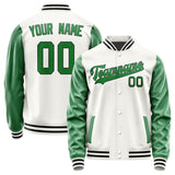 Custom White Emerald Green Jacket JA1818241817B31724