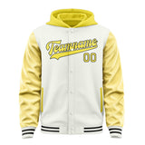 Custom White Light Yellow Jacket