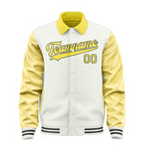 Custom White Light Yellow Jacket