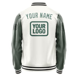 Custom White Blue Green Jacket JA181827181717272717