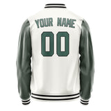 Custom White Blue Green Jacket JA1818271817B31727