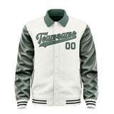 Custom White Blue Green Jacket
