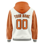 Custom White Orange Jacket