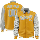 Custom Yellow Gray Jacket