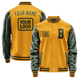 Custom Yellow Dark Green Jacket JA191906191717060617