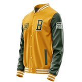 Custom Yellow Dark Green Jacket JA191906191818060618