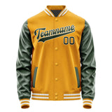 Custom Yellow Dark Green Jacket JA1919061918B31806