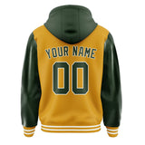 Custom Yellow Dark Green Jacket