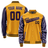 Custom Yellow Purple Jacket