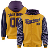 Custom Yellow Purple Jacket