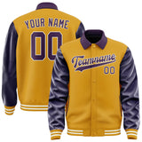 Custom Yellow Purple Jacket