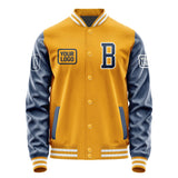 Custom Yellow Blue Jacket JA191910191818101018