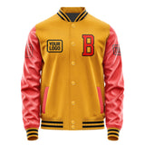 Custom Yellow Orange Red Jacket JA191912191717121217