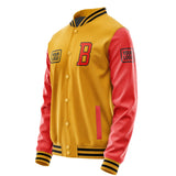 Custom Yellow Orange Red Jacket JA191912191717121217