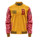 Custom Yellow Red Jacket JA191914191717141417