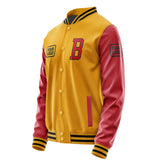 Custom Yellow Red Jacket JA191914191717141417