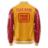 Custom Yellow Red Jacket JA191914191818141418