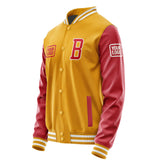 Custom Yellow Red Jacket JA191914191818141418