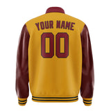 Custom Yellow Crimson Red Jacket