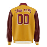 Custom Yellow Crimson Red Jacket