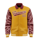 Custom Yellow Crimson Red Jacket