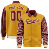 Custom Yellow Crimson Red Jacket