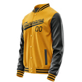 Custom Yellow Black Jacket JA1919171917B31717