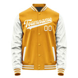 Custom Yellow White Jacket JA1919181918B31818