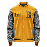 Custom Yellow Dark Grey Jacket JA191920191717202017