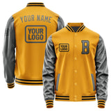 Custom Yellow Dark Grey Jacket