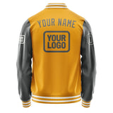 Custom Yellow Dark Grey Jacket JA191920191818202018