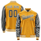 Custom Yellow Dark Grey Jacket