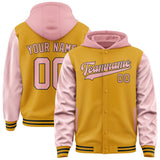 Custom Yellow Light Pink Jacket