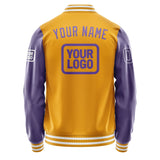 Custom Yellow Light Purple Jacket JA191923191818232318