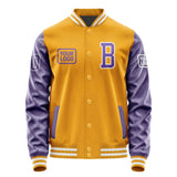 Custom Yellow Light Purple Jacket JA191923191818232318