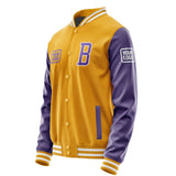 Custom Yellow Light Purple Jacket JA191923191818232318