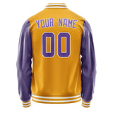 Custom Yellow Light Purple Jacket JA1919231918B31823