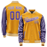 Custom Yellow Light Purple Jacket