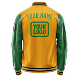 Custom Yellow Emerald Green Jacket JA191924191717242417