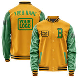 Custom Yellow Emerald Green Jacket JA191924191717242417