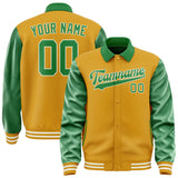 Custom Yellow Emerald Green Jacket
