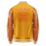 Custom Yellow Orange Jacket JA191928191818282818