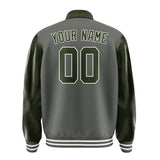 Custom Dark Grey Olive Jacket