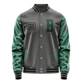 Custom Dark Grey Green Jacket JA202005201717050517