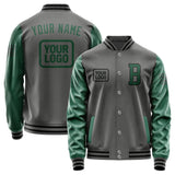 Custom Dark Grey Green Jacket JA202005201717050517