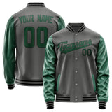 Custom Dark Grey Green Jacket